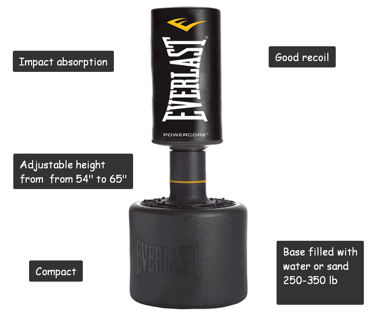 everlast powercore punching bag