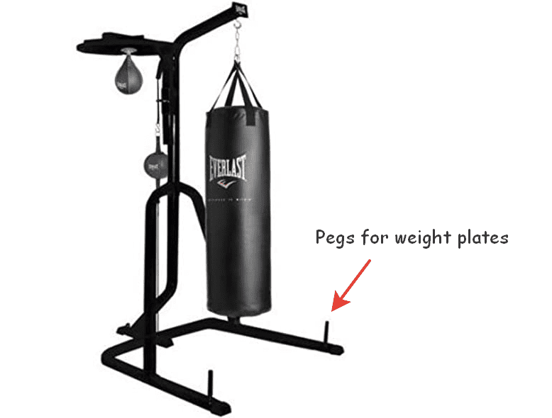 Homemade heavy bag stand on sale